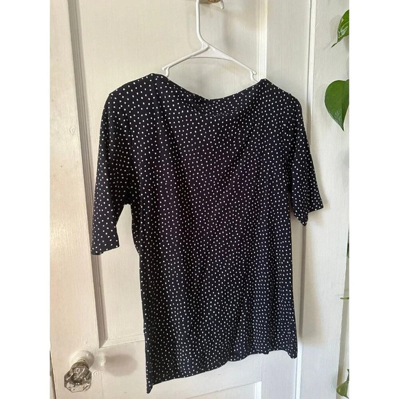 Tommy Hilfiger women’s size medium small polka dot top - Picture 5 of 6